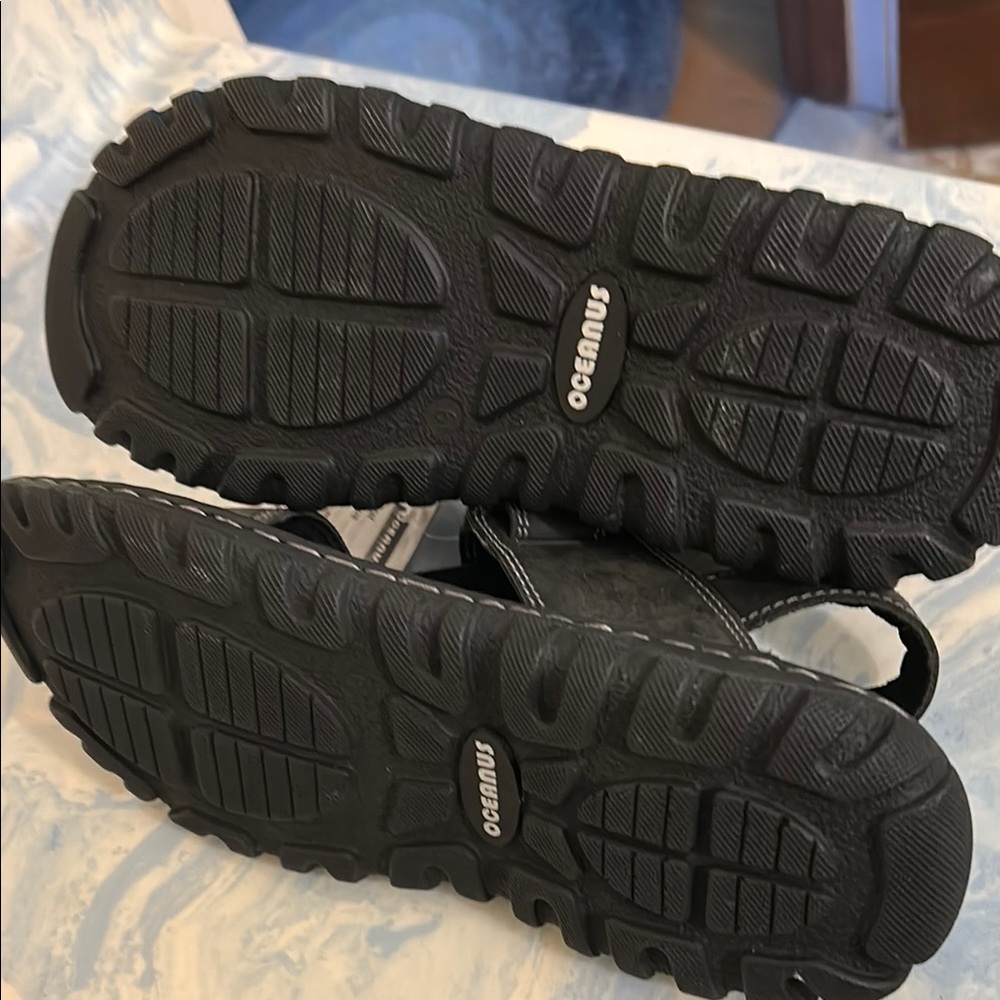 Oceanus Men’s Leather Sandals NWT - Picture 8 of 8